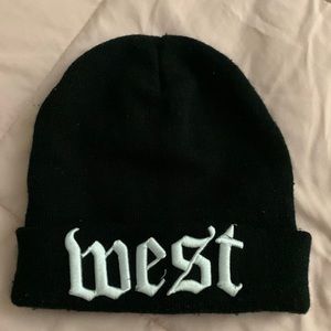 Black Beanie “West”